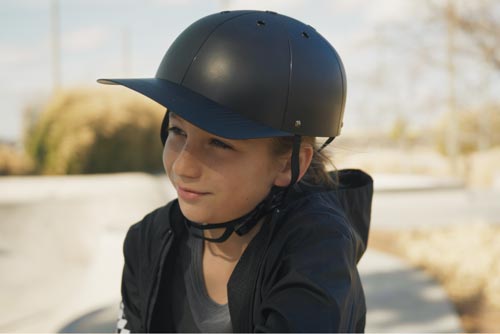 ProLids Youth Bike Helmet with Reversable Brim for Baseball Hat