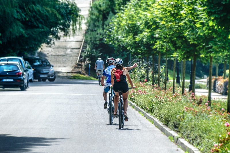 Best States for Bike Riding People Riding Bikes Along The Side of a Road