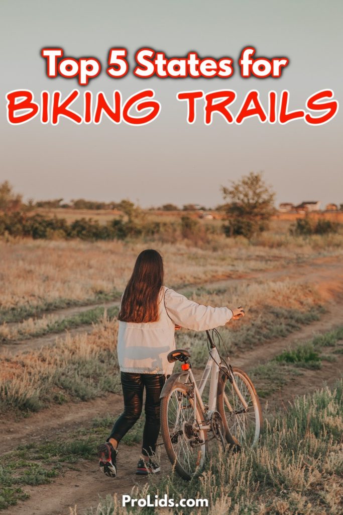 Riding a bike is a healthier option for you and the environment, but it also helps to be in one of the top 5 states for biking trails.