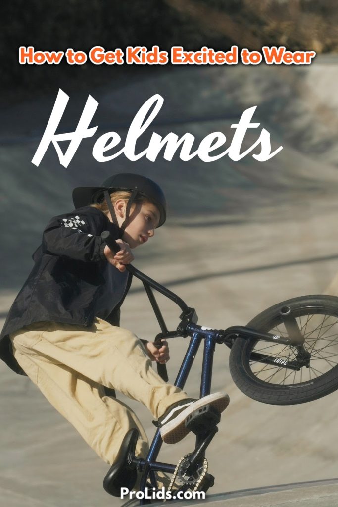 Learning how to get kids excited to wear helmets is important as helmets provide protection and make outdoor activities more fun.