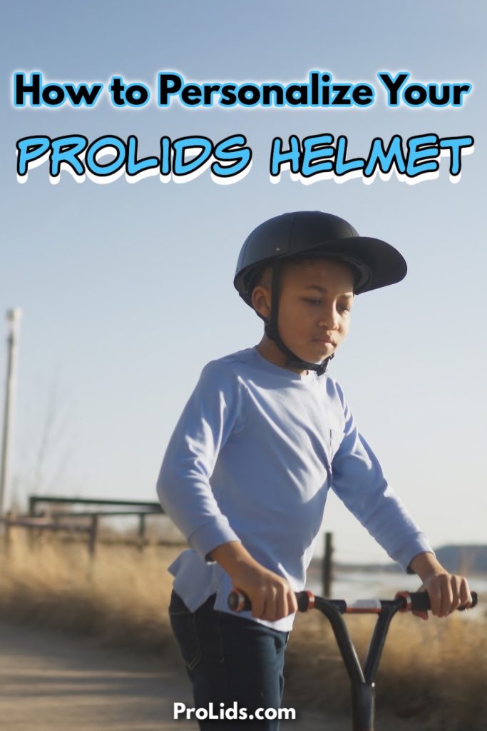 Finding out how to personalize your ProLids helmet can help you stand out even more with your already unique helmet.