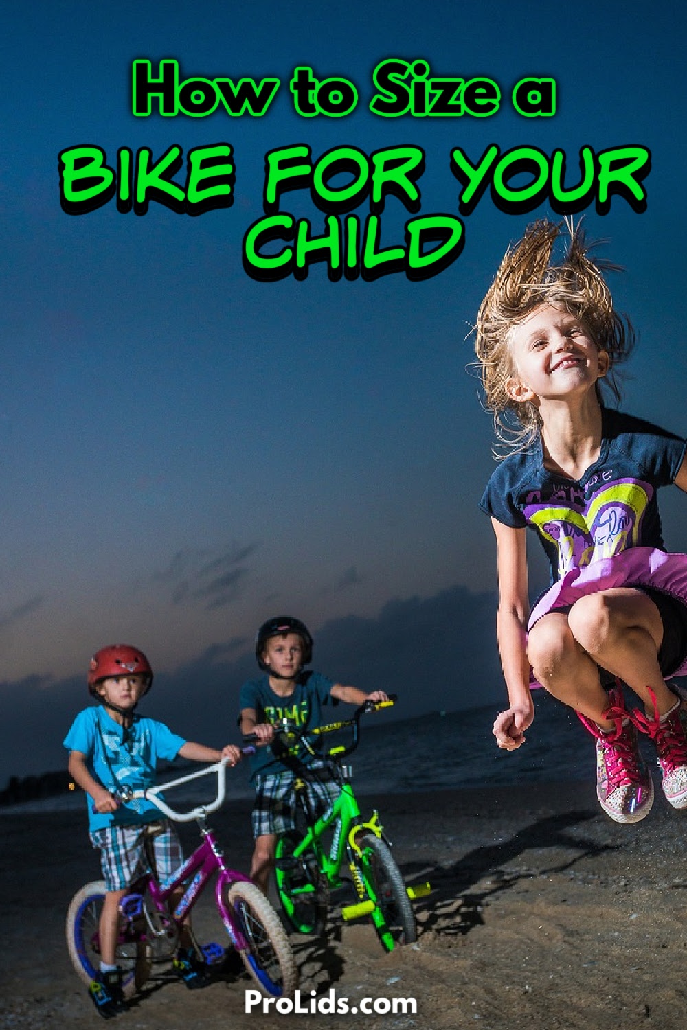 Learning how to size a bike for your child helps keep them safer while riding and your mind at ease as a parent.