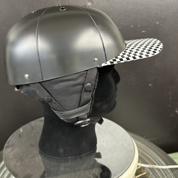 ProLids Winter Helmet with Checkered Brim Right Side