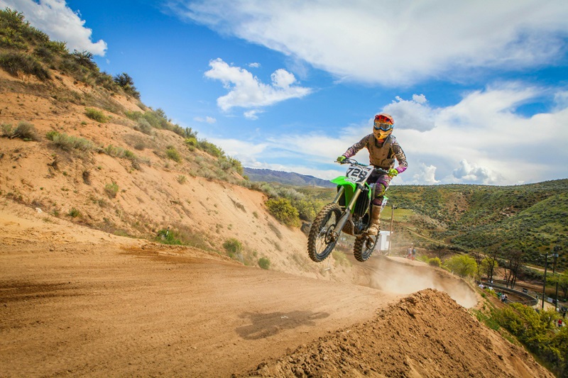 Tucson Dirt Biking Lessons a Person Riding a Dirt Bike on a Dirt Trail 