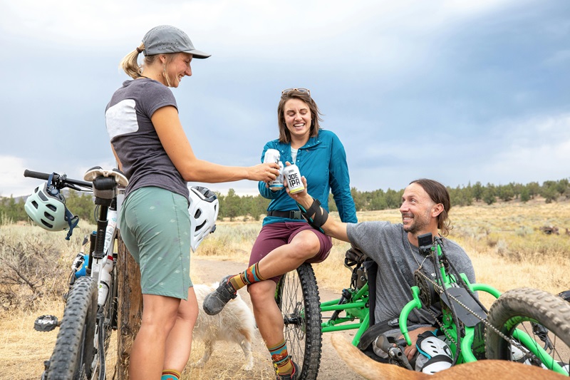 Best Bike Trails in Illinois a Group of People Taking a Break from Riding Bikes on a Trail